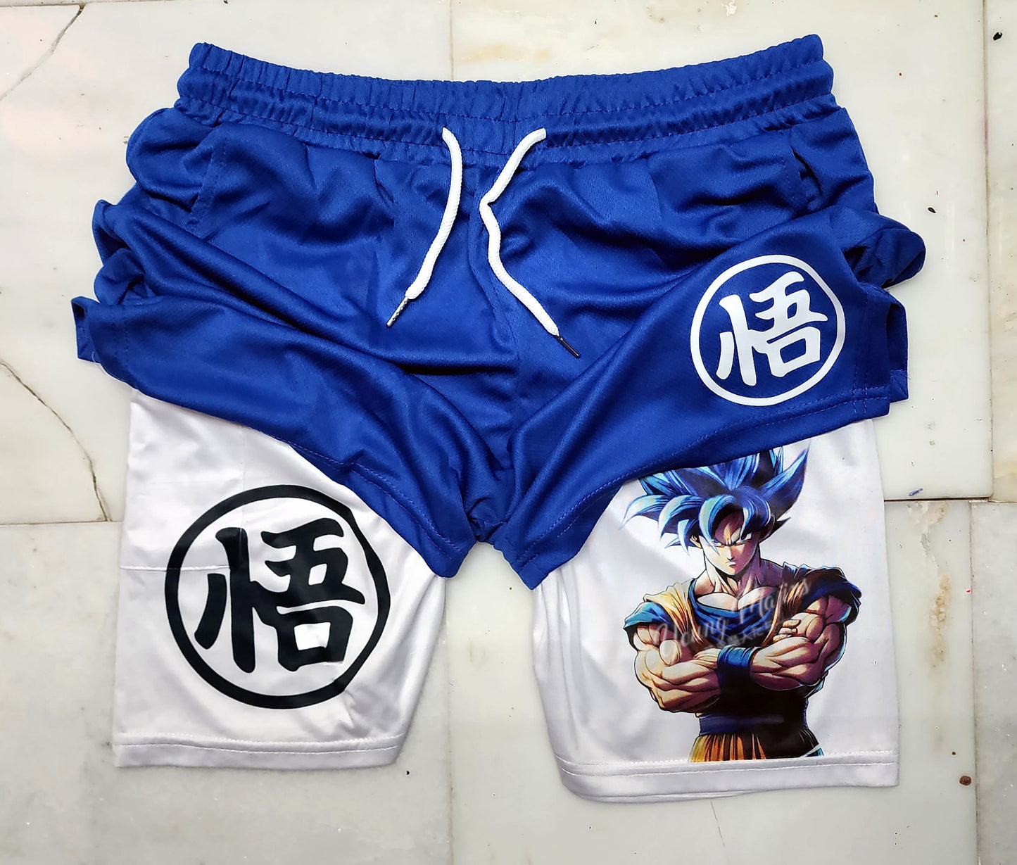 Ss Blue Goku "Anime Gym" Shorts