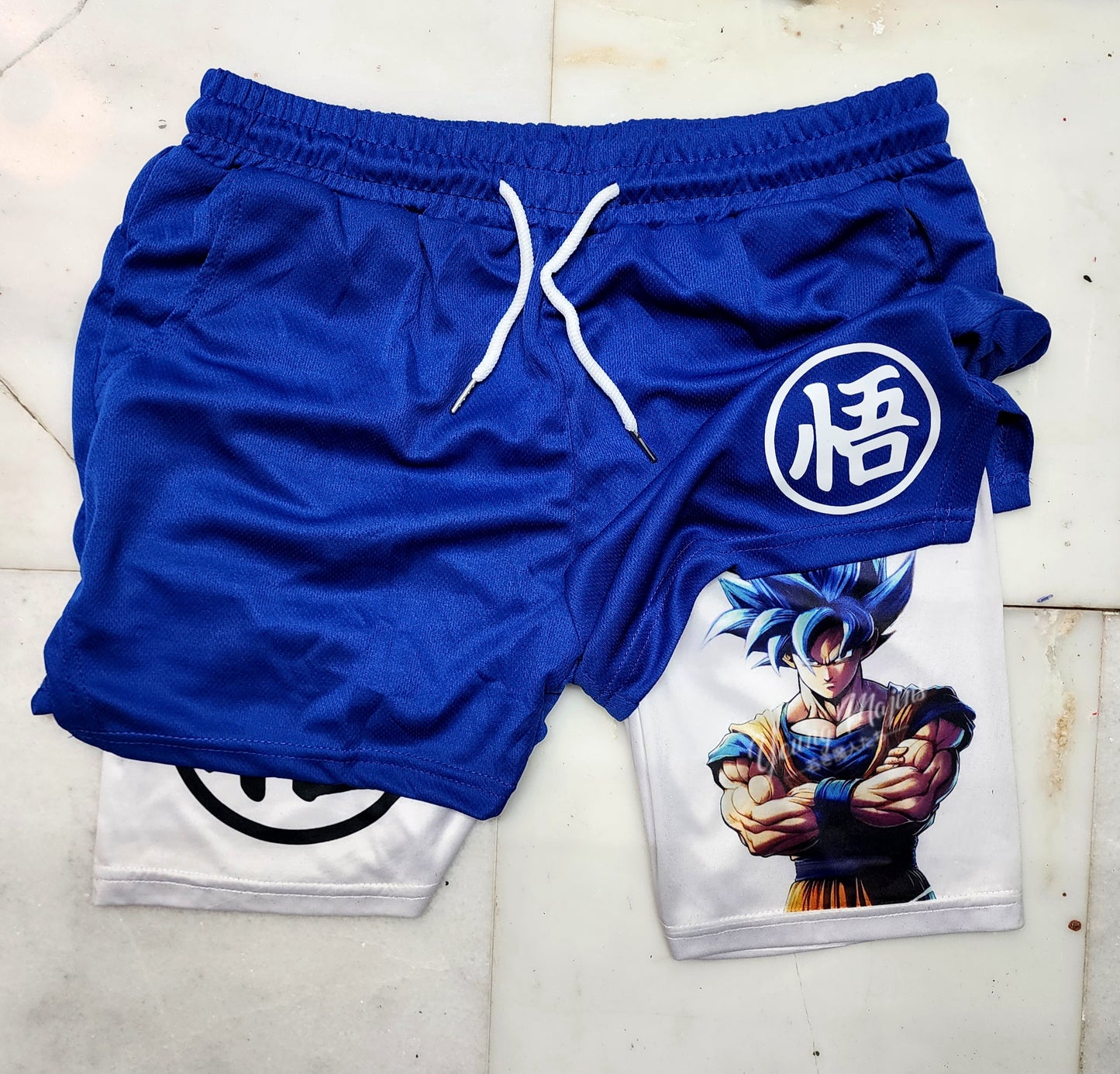 Ss Blue Goku "Anime Gym" Shorts