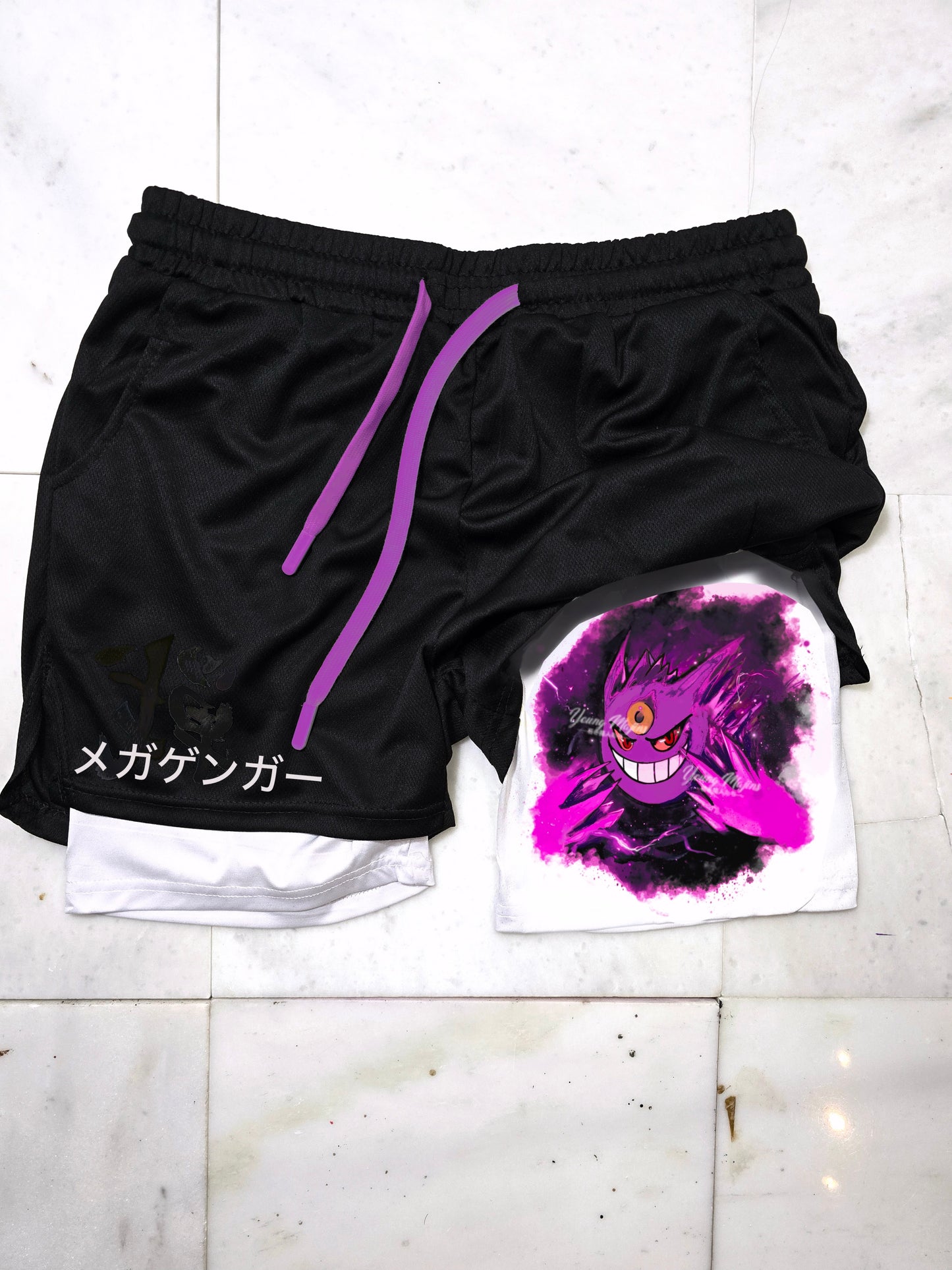 MEGA GENGAR  "Gym Shorts