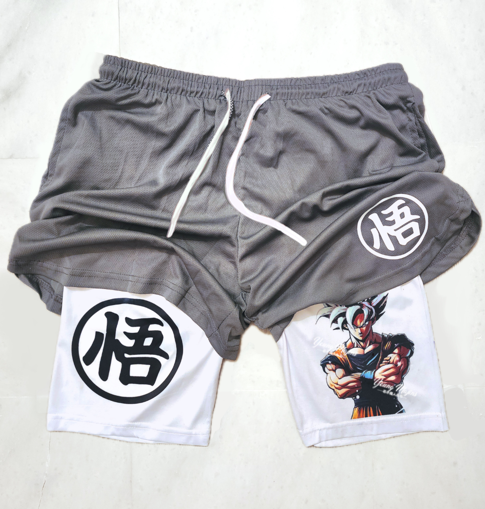 Ultra Instinct Goku "Anime" Gym Shorts