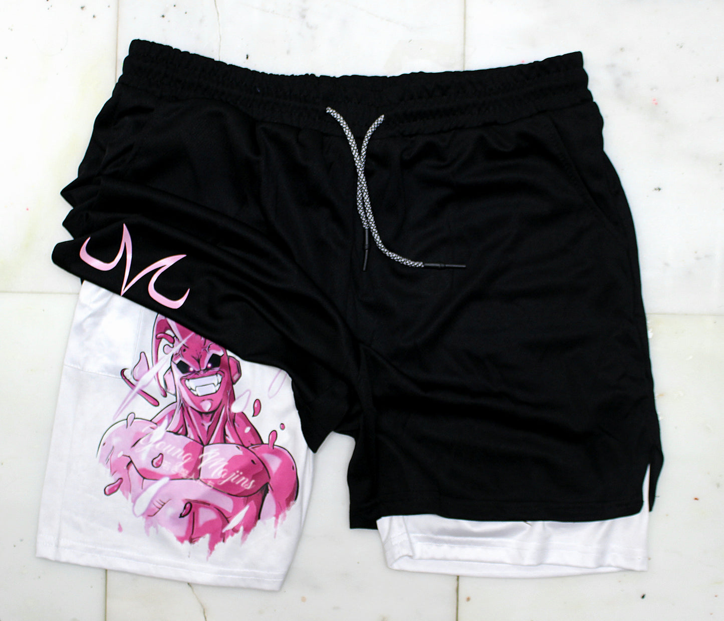 Majin Buu VS Mystic Gohan "Anime × Gym" Shorts