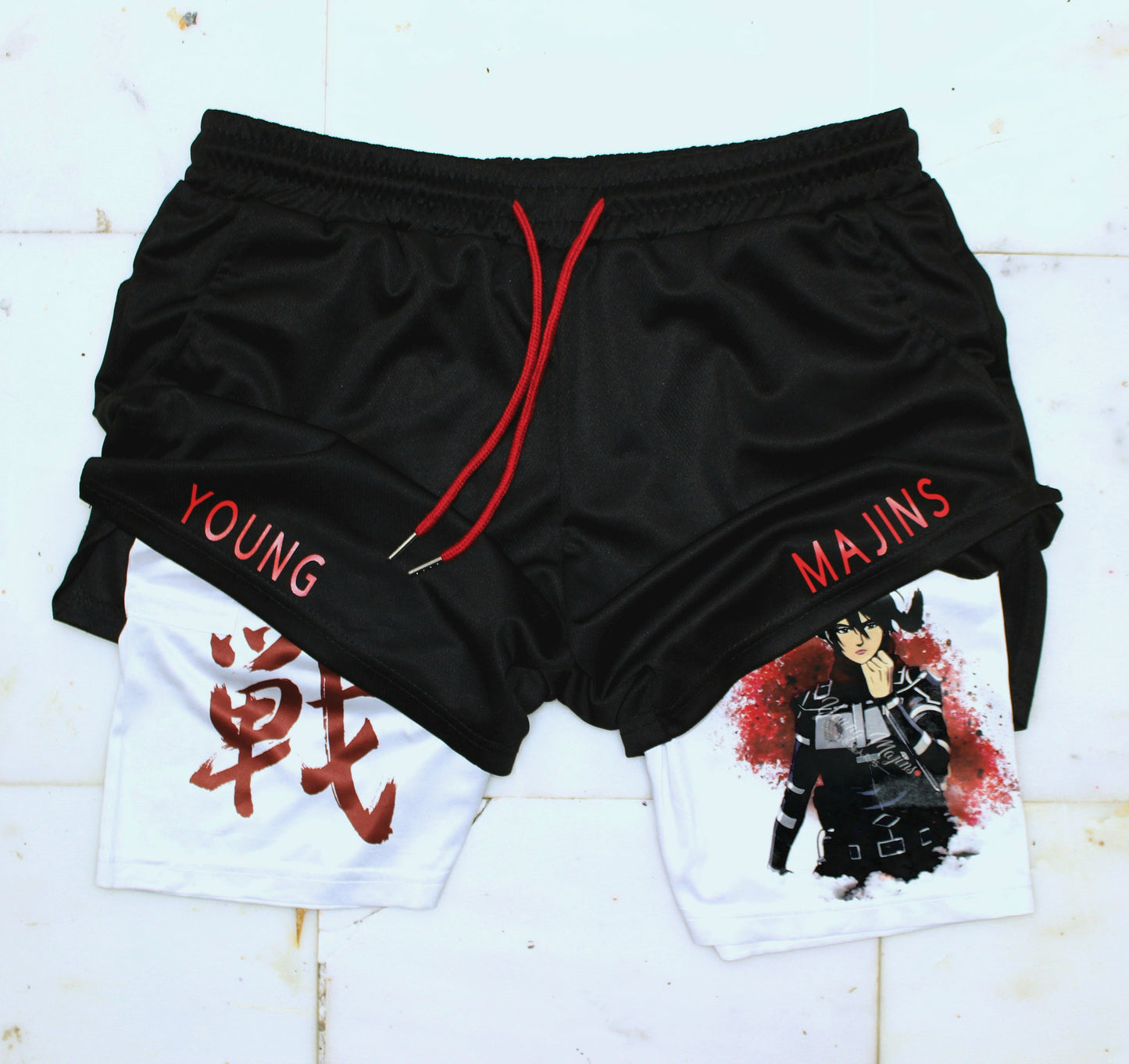 Mikasa "Tatakae" Gym Shorts