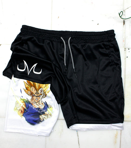 Majin Vegeta's Sacrifice "Anime Gym" Shorts