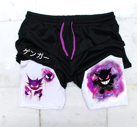 GENGAR "Dream Eater "Gym Shorts