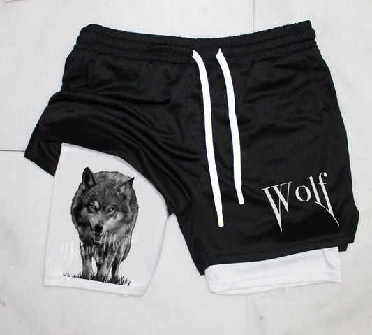 Stay Hungry "WOLF" Gym Shorts