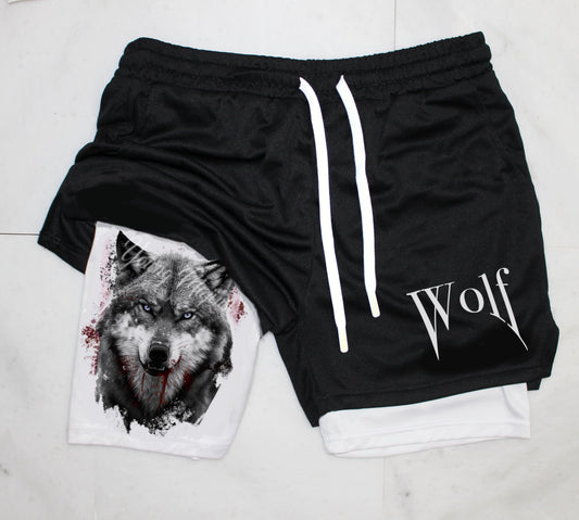 Stay Hungry "WOLF" Gym Shorts