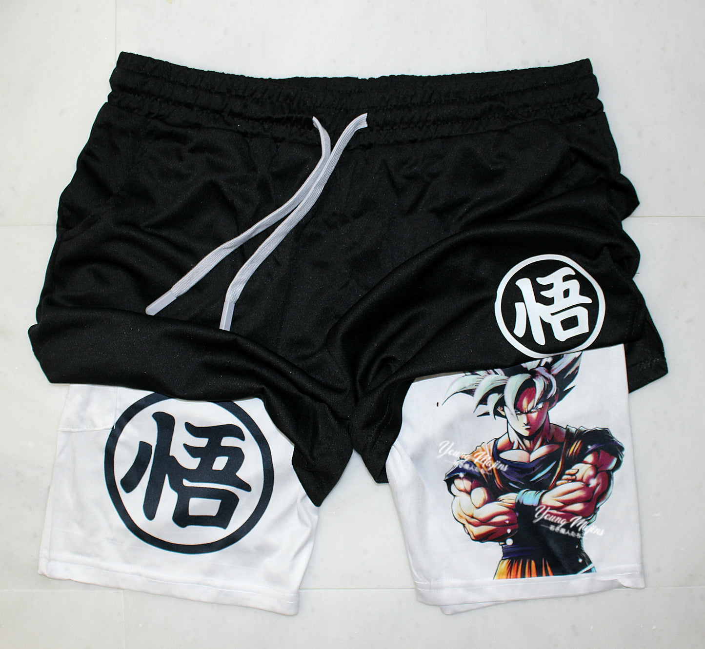 Ultra Instinct Goku "Anime" Gym Shorts