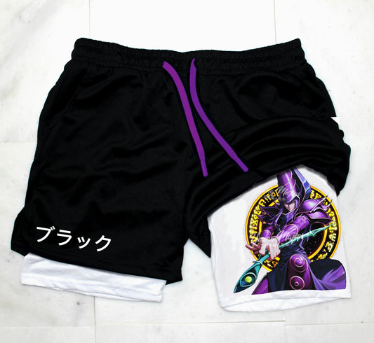 Dark Magician "Anime" Yugi oh Gym Shorts