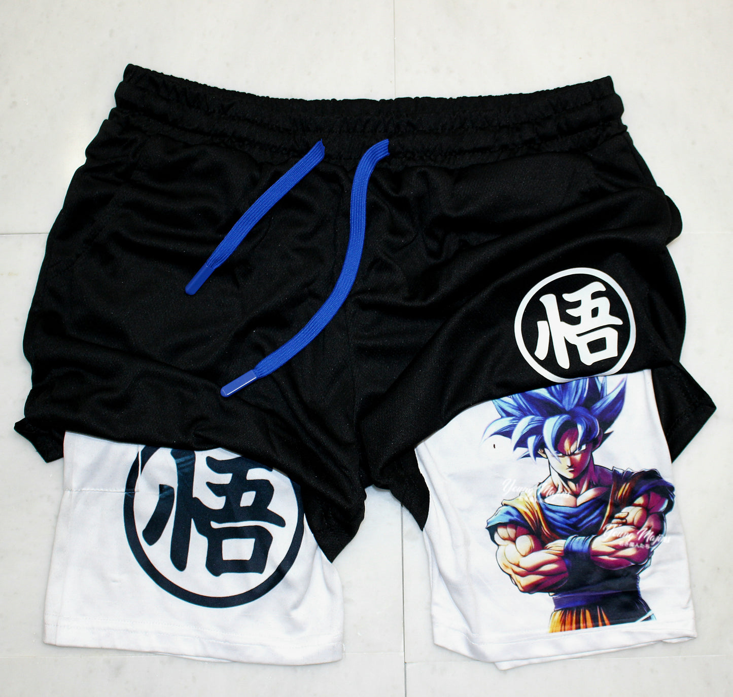 Ss Blue Goku "Anime Gym" Shorts