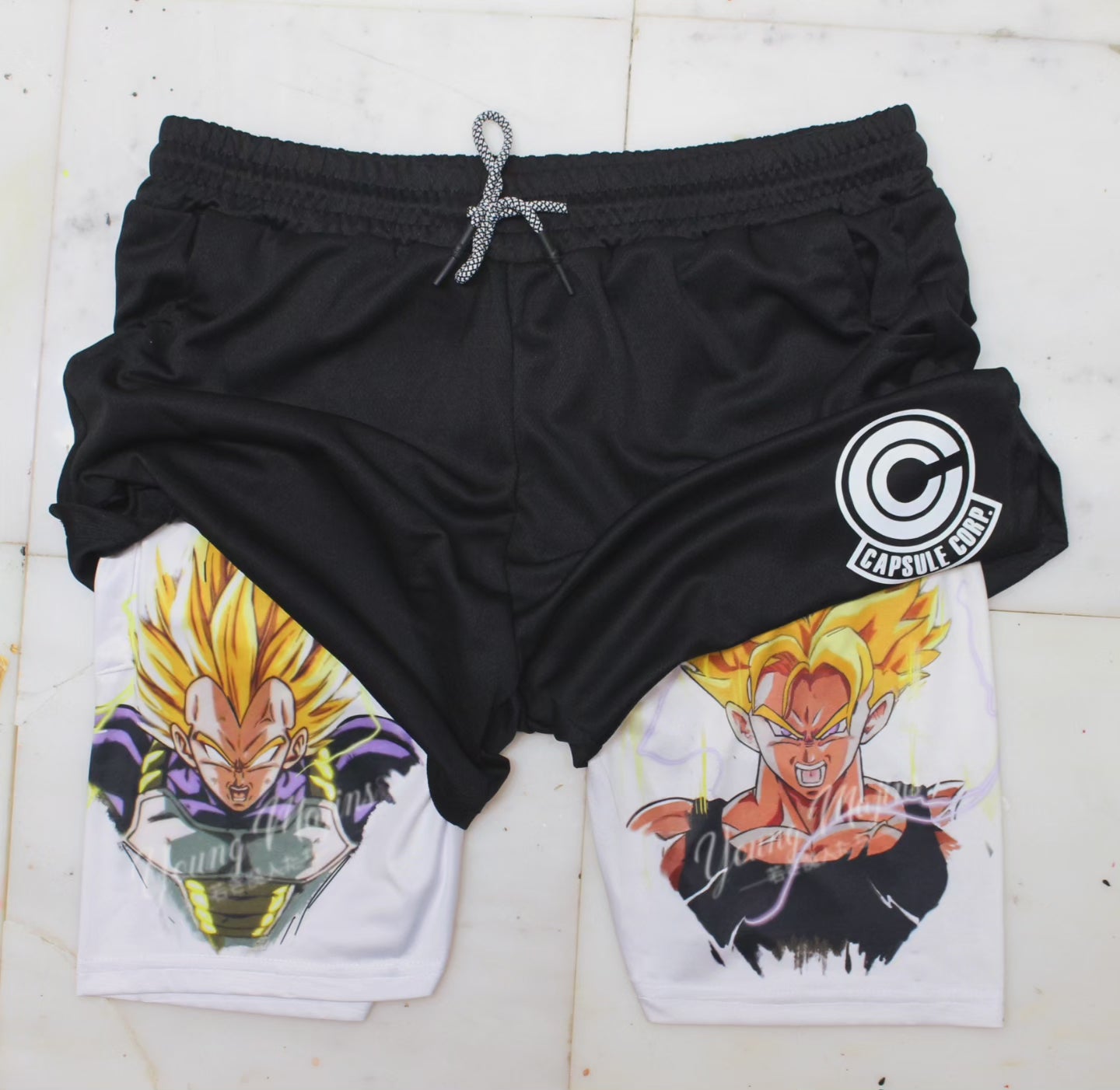 Vegeta and Trunks Duo "Gym Shorts