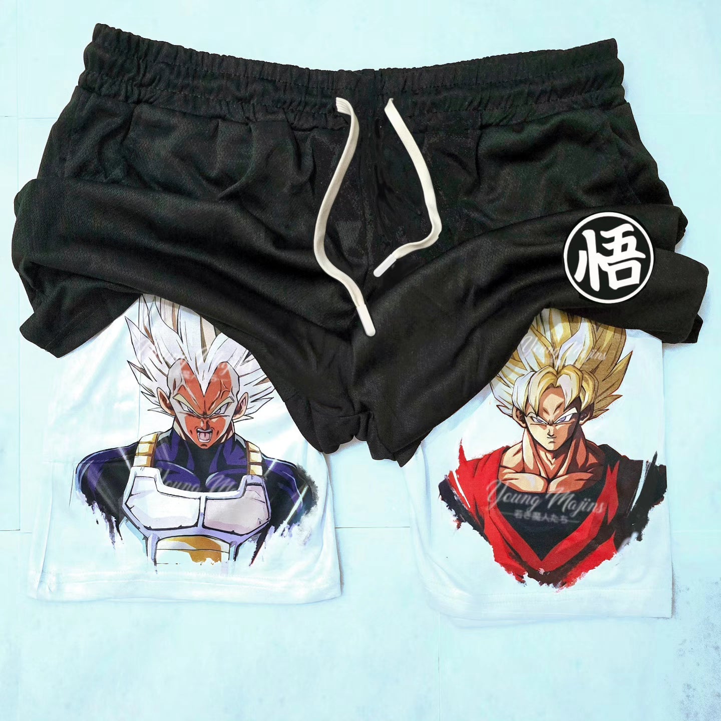 Goku VS Vegeta "Anime × Gym" Shorts