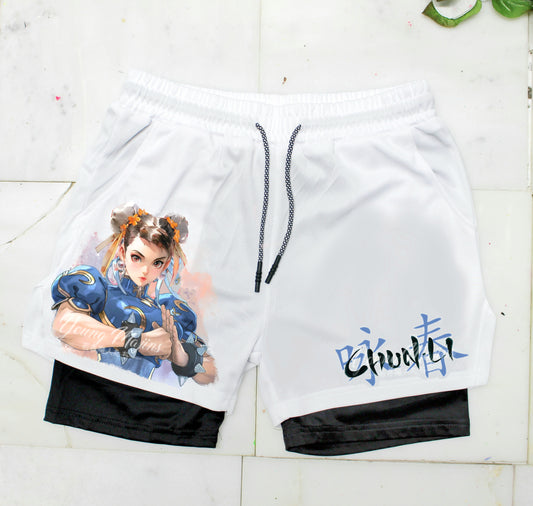 Chun Li "Street Fighter" Gym Shorts