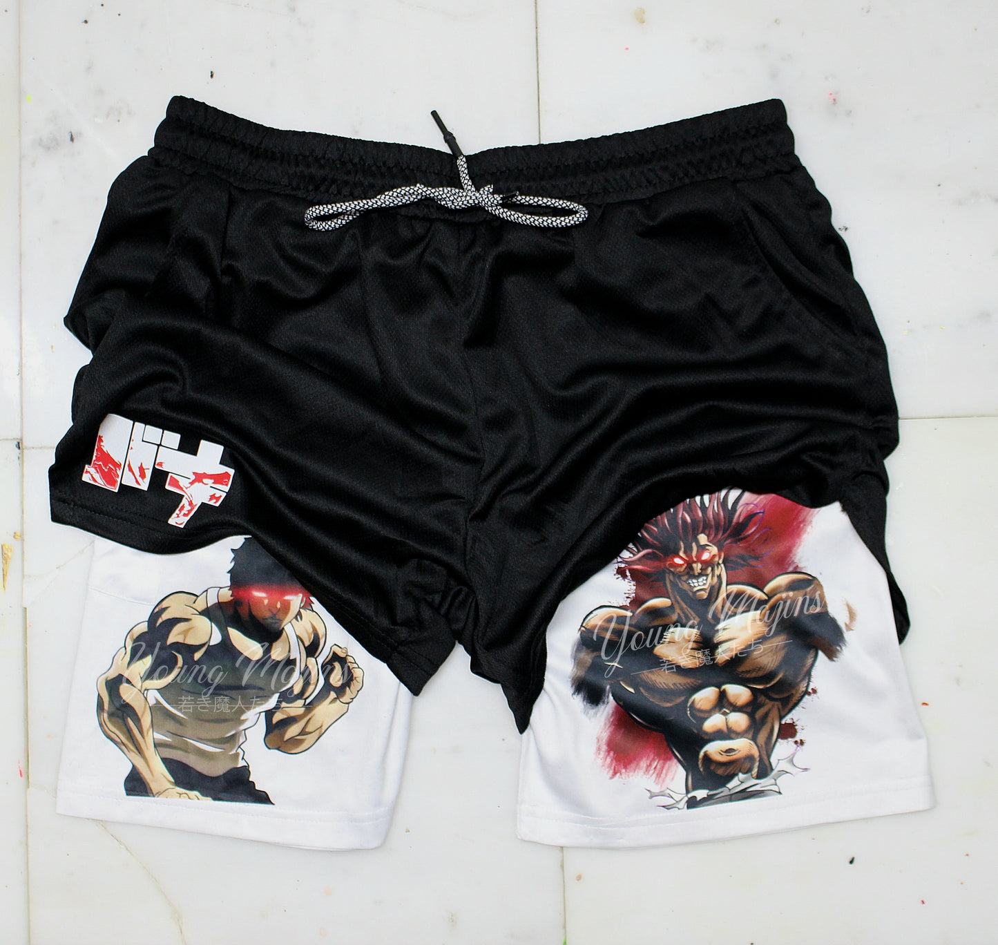 Baki "anime Gym Short"