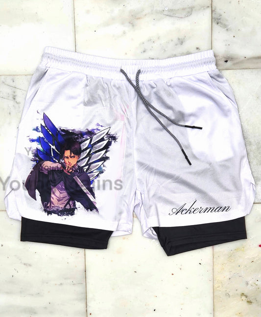 Ackerman "Anime × Gym" Shorts