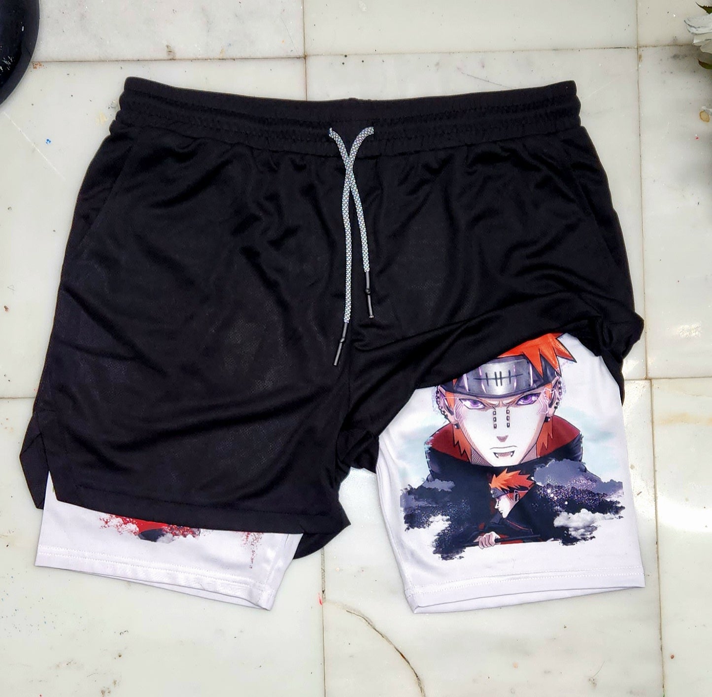 Leaf vs Rain "Anime × Gym" Shorts