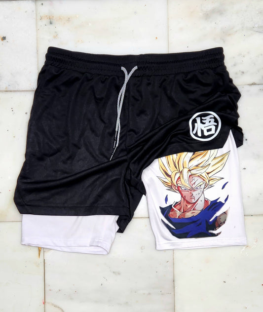 Ss Goku "Anime × Gym" Shorts