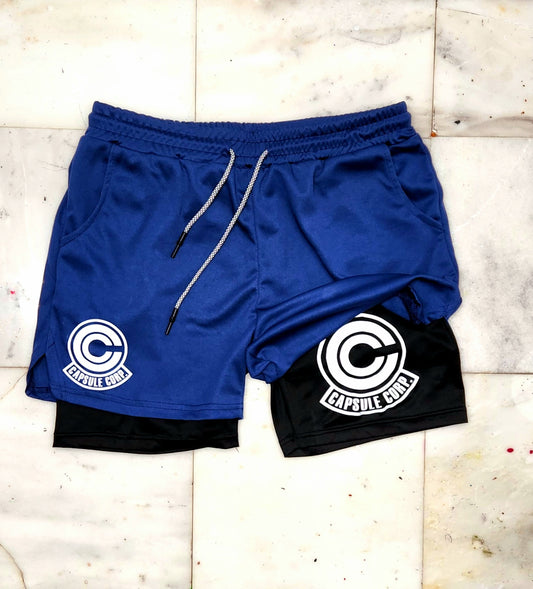 Vegeta Capsule Corp "Anime × Gym" Shorts